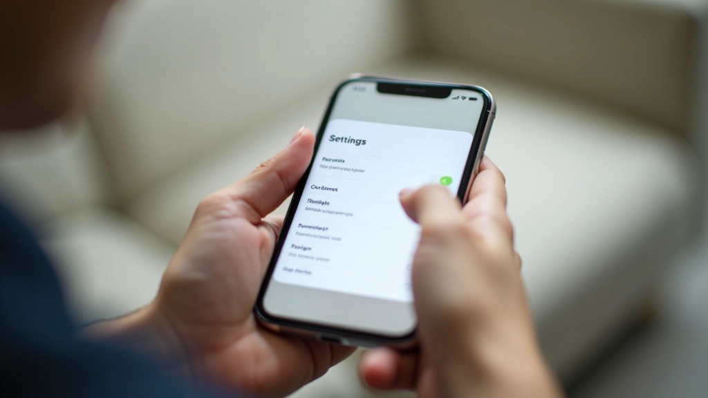 Smartphone screen showing subscription management page with list of active apps including streaming services and utility apps with toggle switches